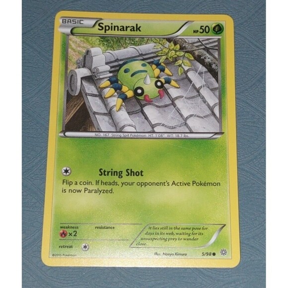 POKEMON Card #100 | Spinarak - Picture 1 of 1
